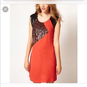 French Connection Hot Fuzz Sequin Dress